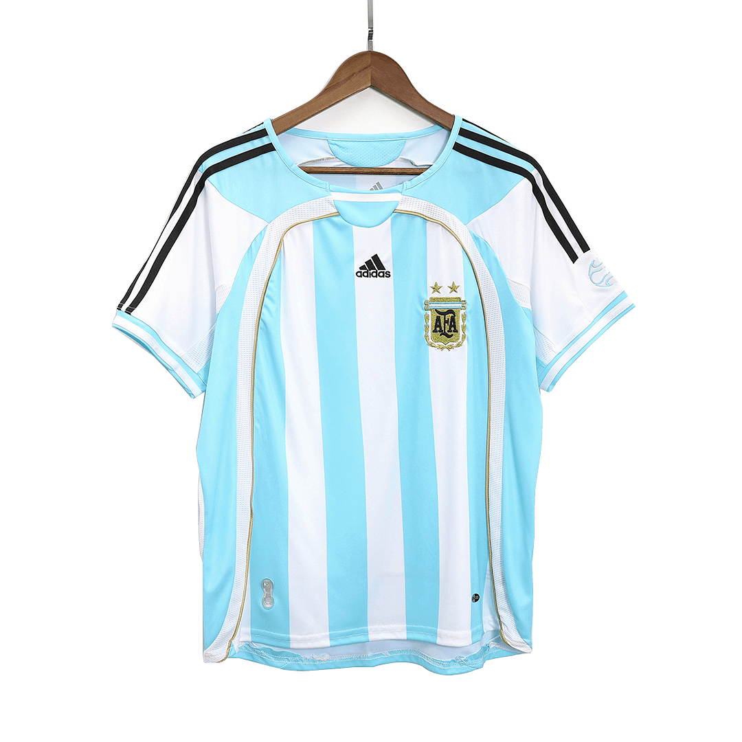Argentina Jersey Custom Home Soccer Jersey 2006