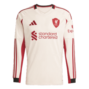 Liverpool Long Sleeve Jersey Away 2025/26 Football Shirt