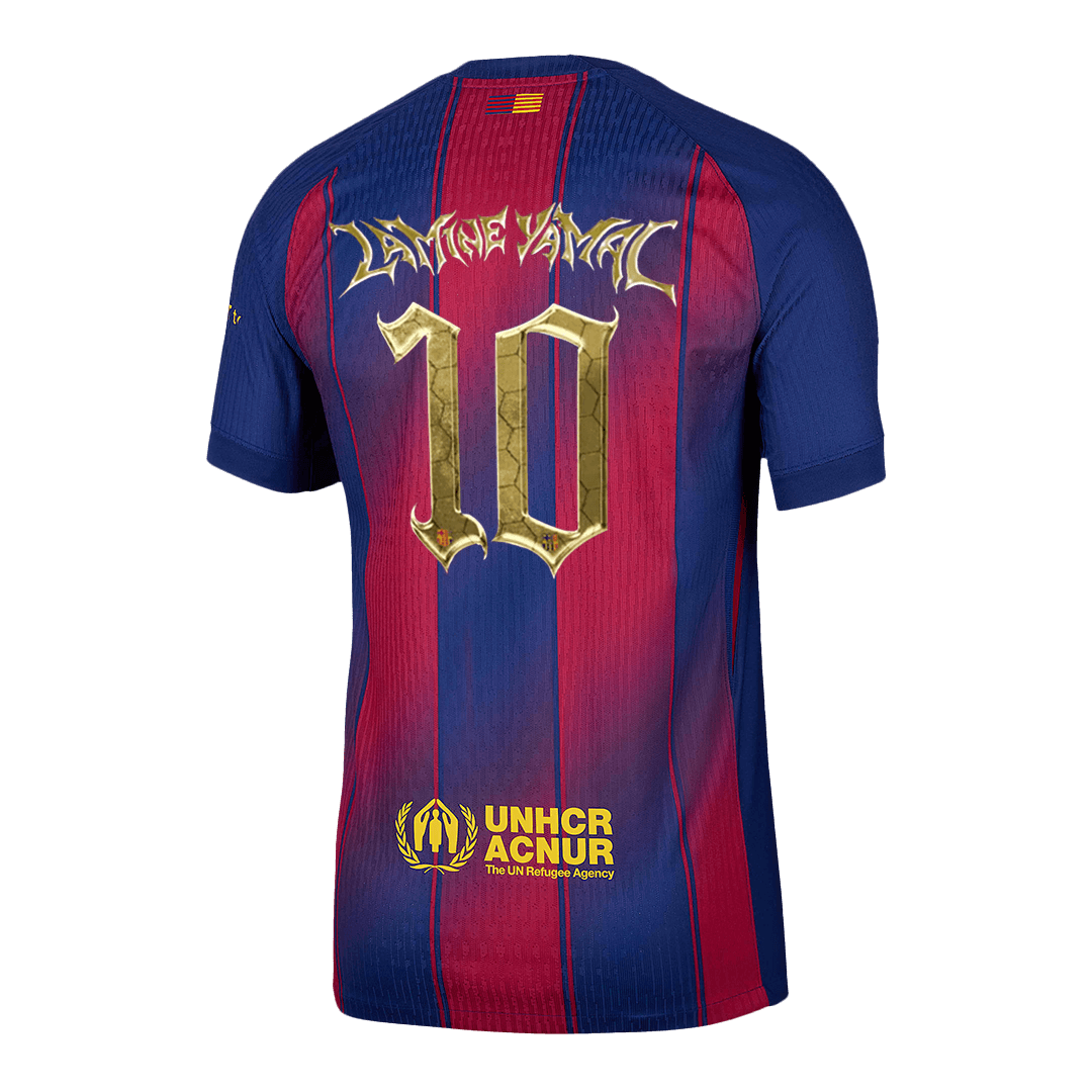 Barcelona LAMINE YAMAL #10 Kopa Trophy Edition Home Custom Player Version Soccer Jersey 2025/26 - Image 3