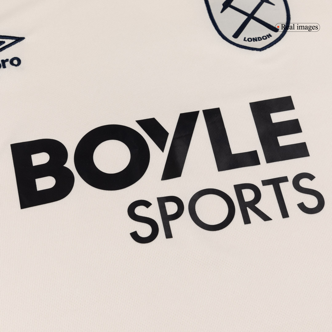 West Ham United Soccer Jersey Away Custom Shirt 2025/26 - Image 8