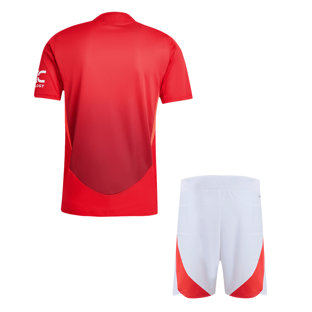 Manchester United Home Custom Player Version Soccer Kit - Image 2
