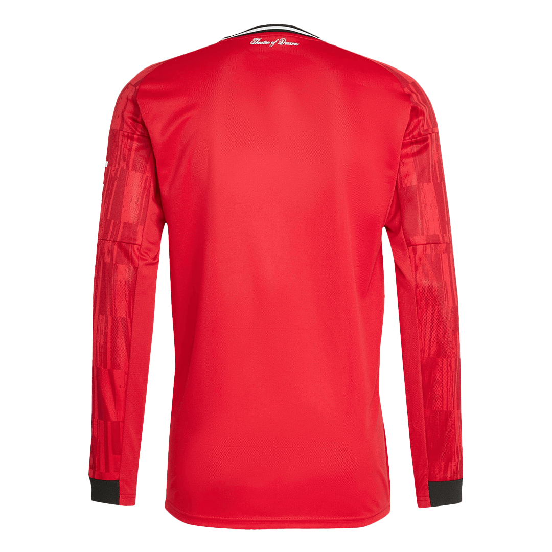 Manchester United Long Sleeve Jersey Home Football Shirt 2025/26 - Image 2