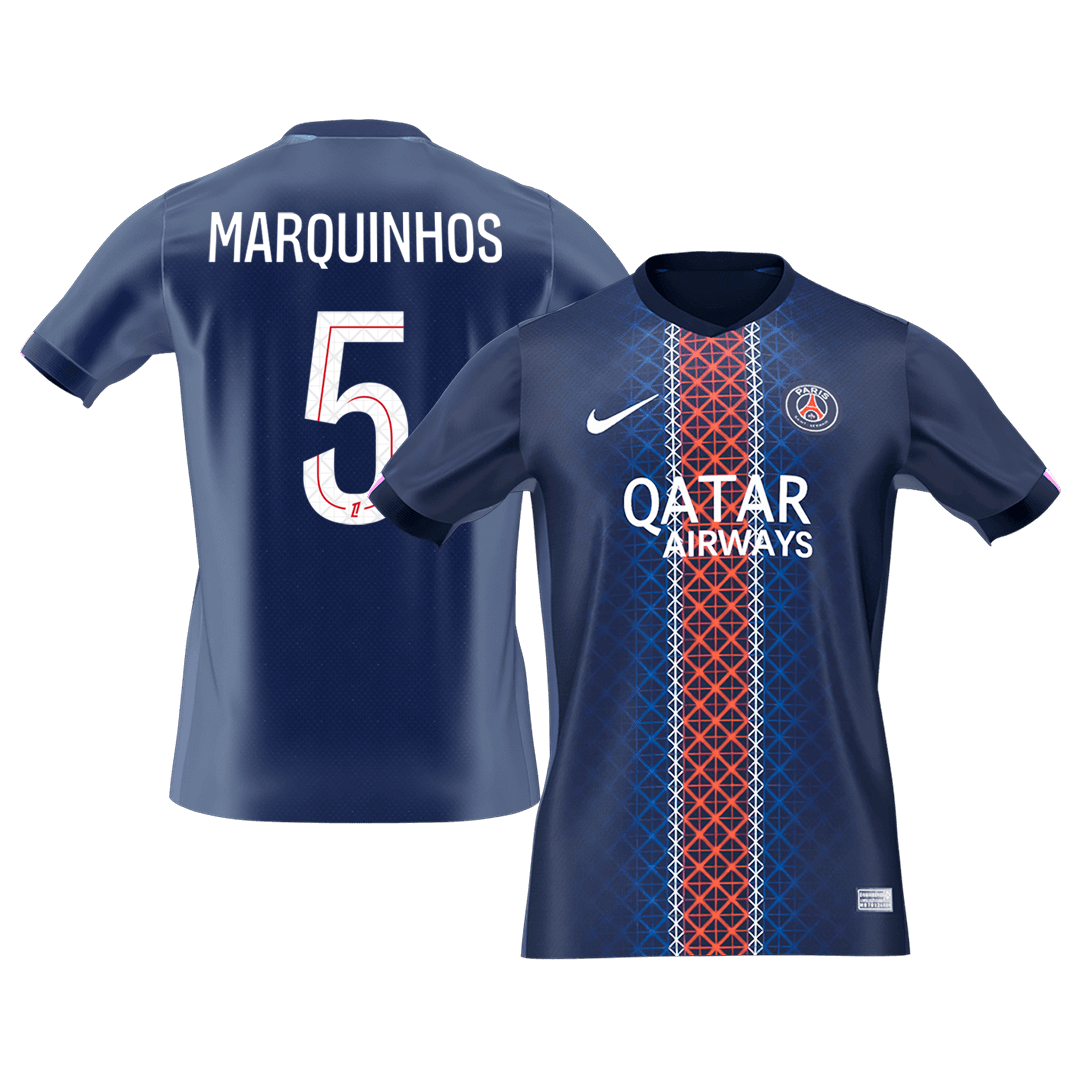 MARQUINHOS #5 PSG Soccer Jersey Home 2025/26 Shirt