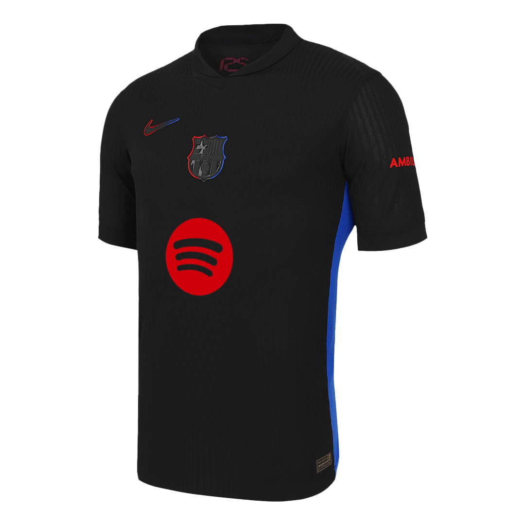 Barcelona Away Custom Player Version Soccer Jersey - Spotify Logo Without Text - Image 4
