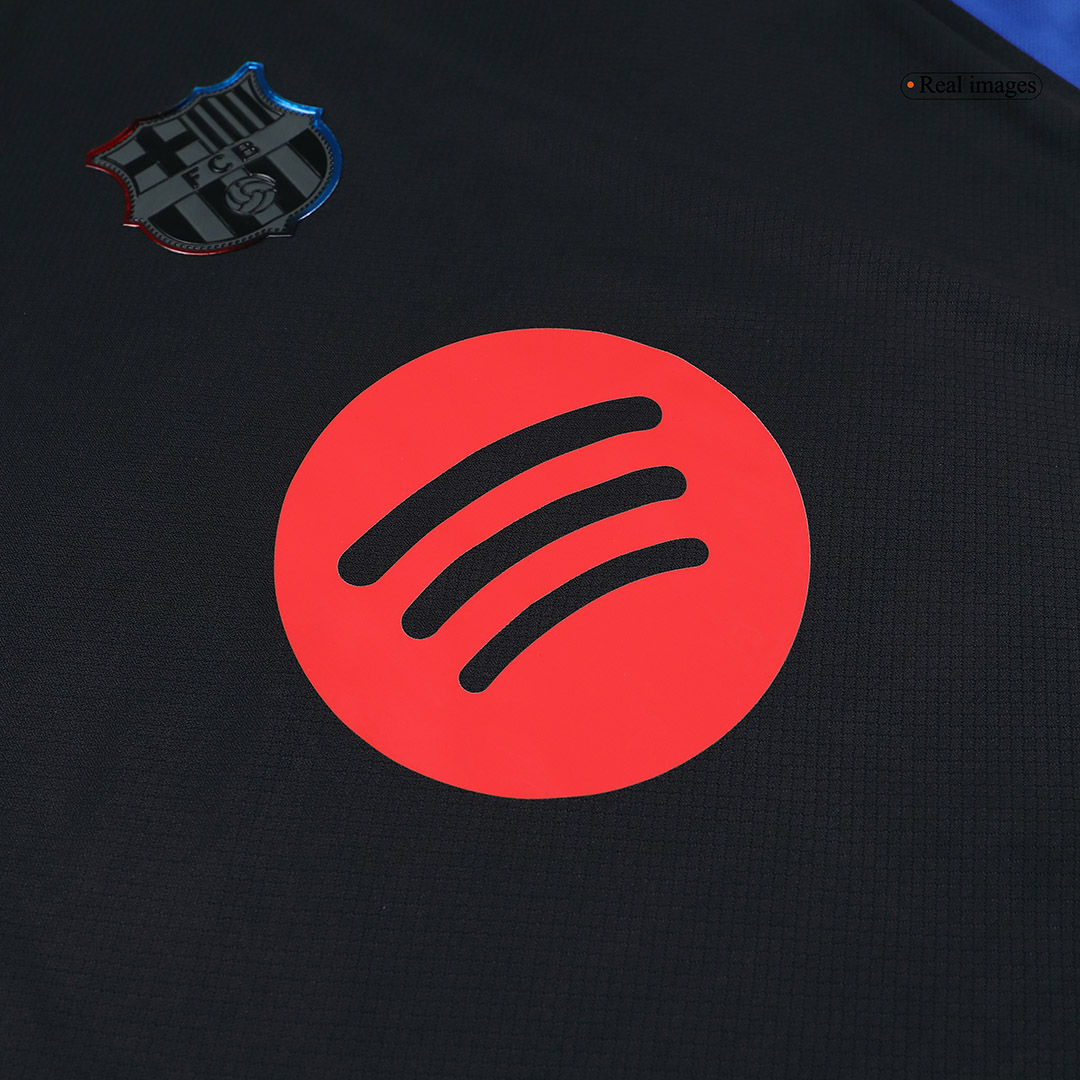 Barcelona Soccer Jersey Away Custom Shirt Spotify Logo Without Text - Image 8
