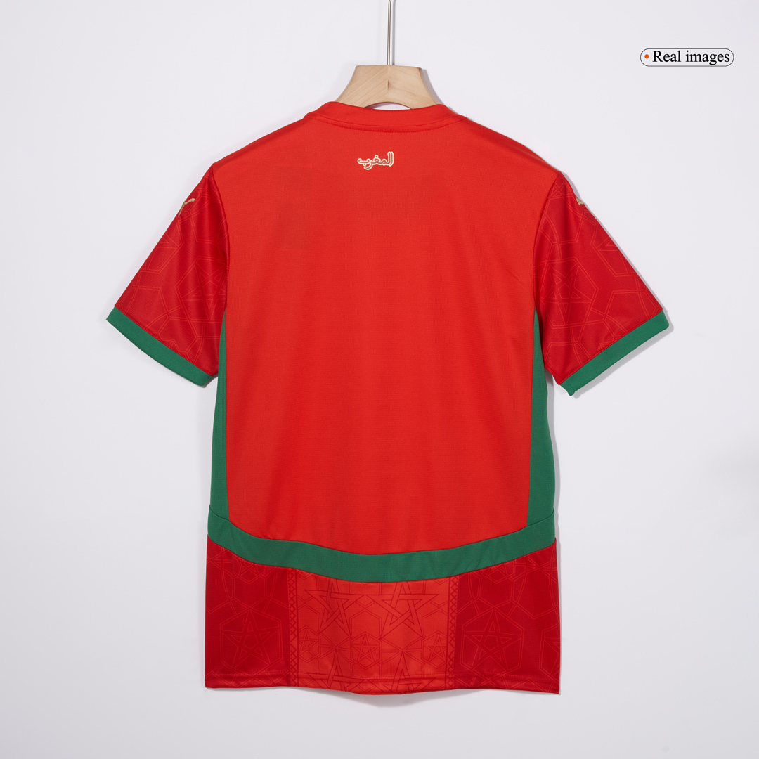 Morocco Soccer Jersey Home Shirt - Image 6