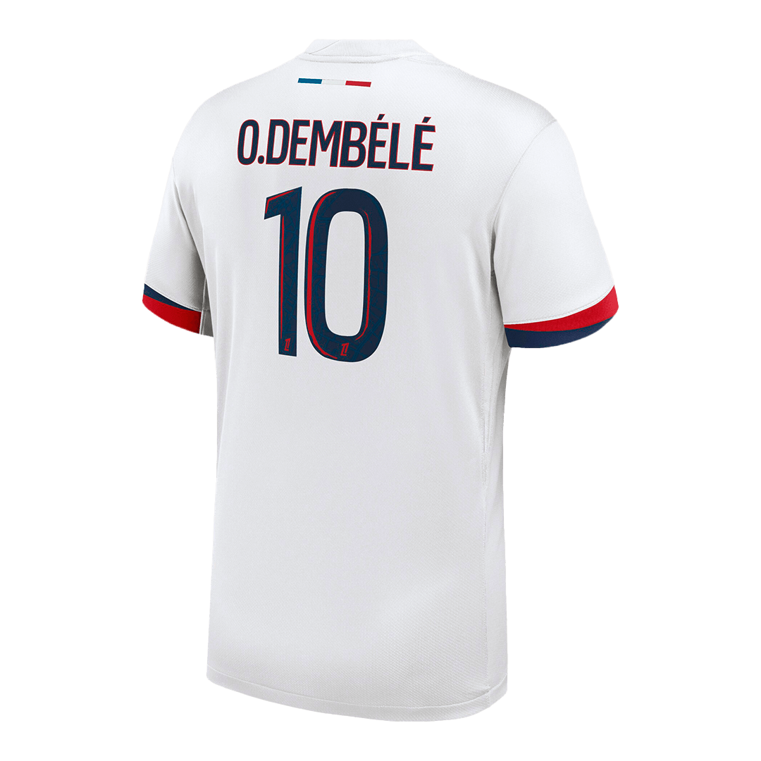 O.DEMBÉLÉ #10 PSG Soccer Jersey Away 2025/26 Custom Shirt - Image 3