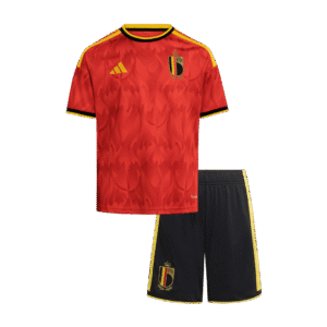 Kids Belgium Custom Home Soccer Kits 2025/26