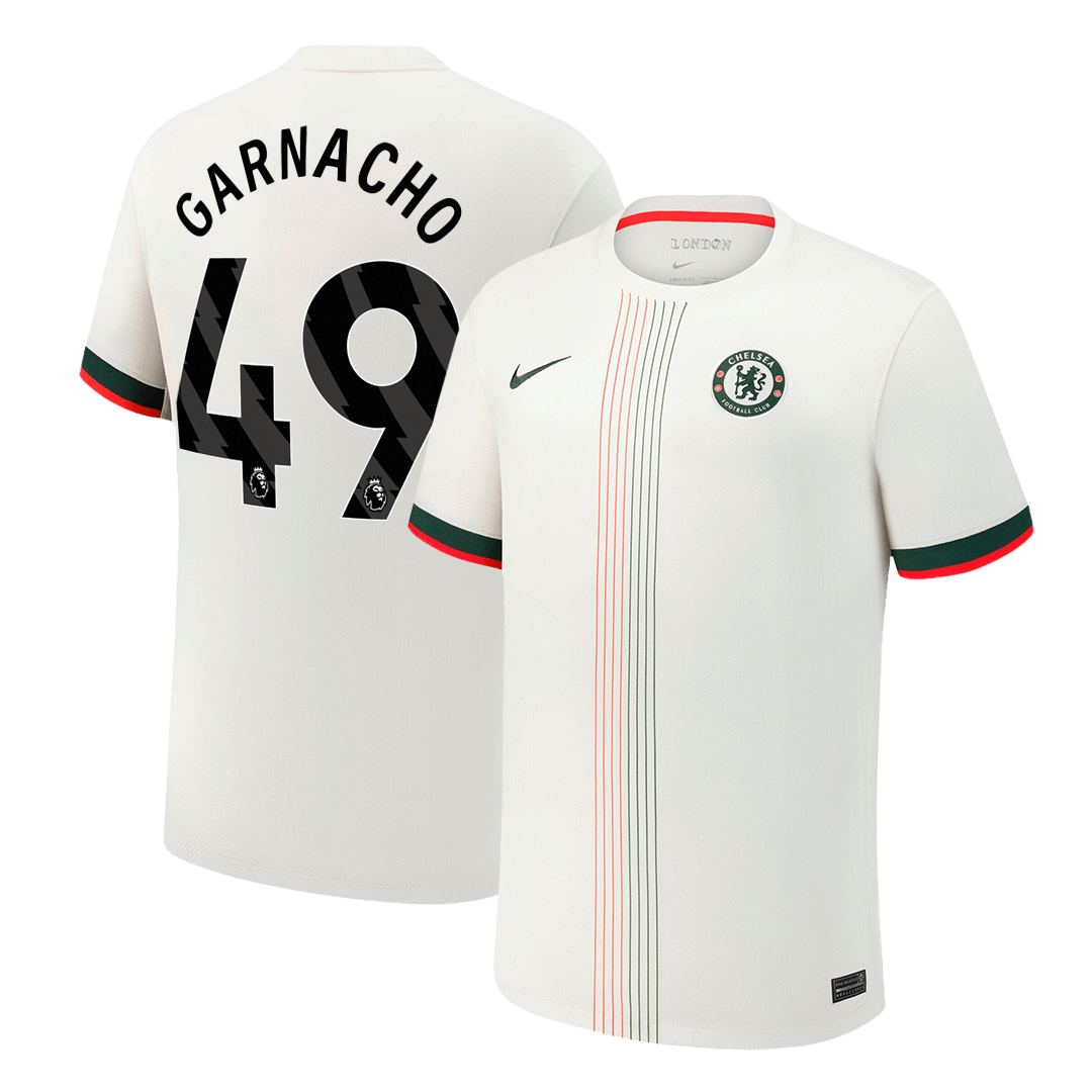 GARNACHO #49 Chelsea Soccer Jersey Away Custom Shirt 2025/26