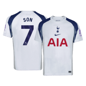 SON #7 Tottenham Hotspur Soccer Jersey Home Custom Shirt 2025/26