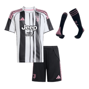 Kids Juventus Custom Home Full Soccer Kits2025/26