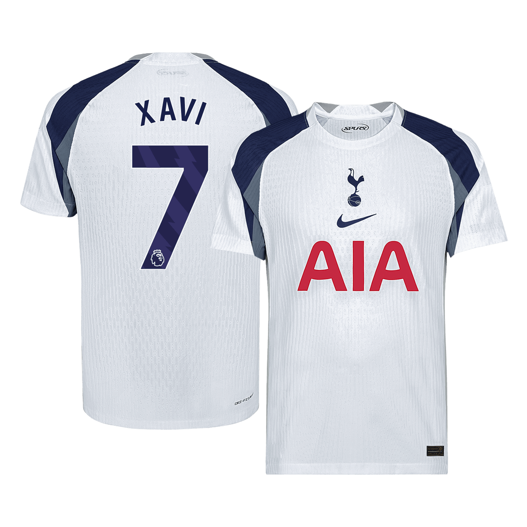 Tottenham Hotspur XAVI #7 Home Custom Player Version Soccer Jersey 2025/26