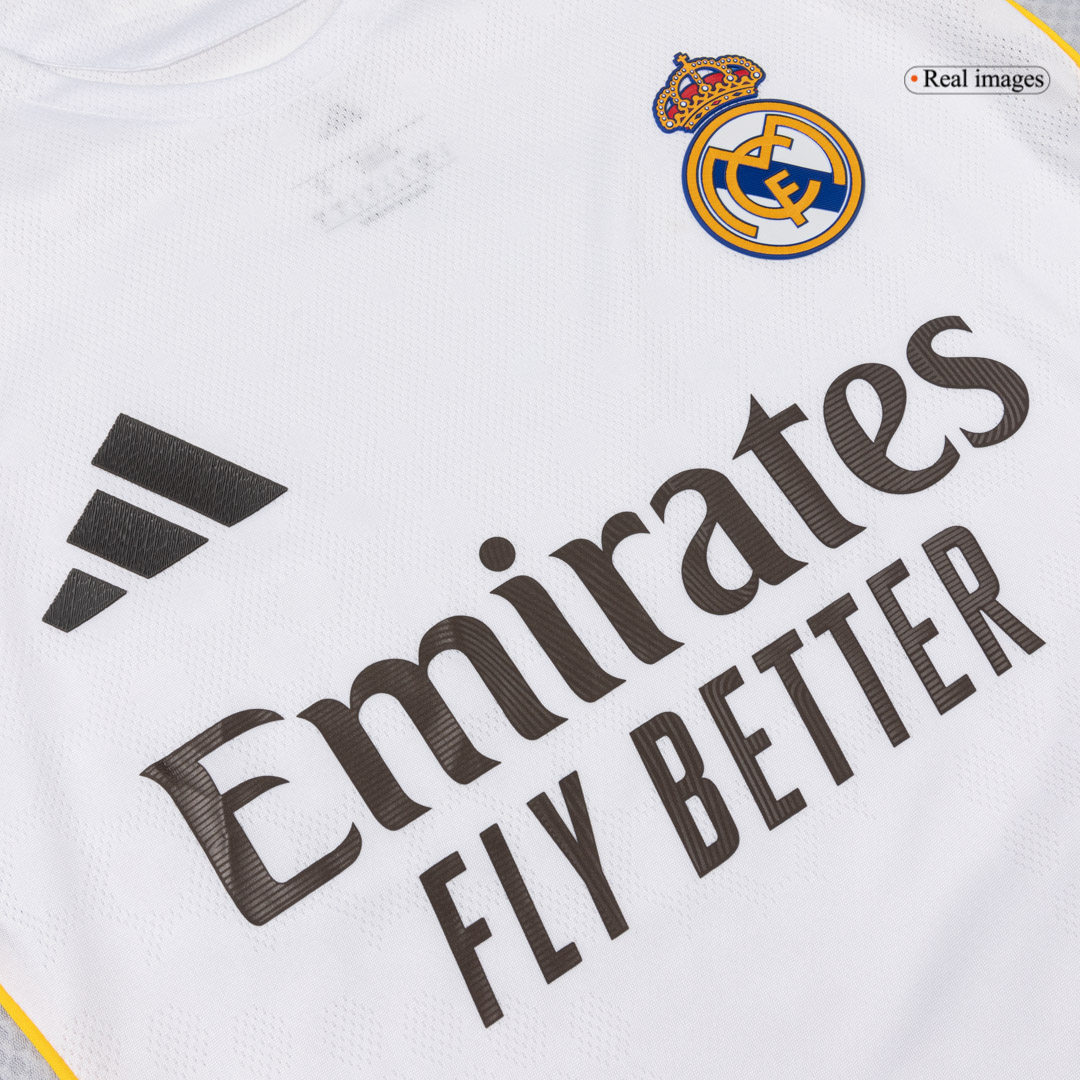 Real Madrid BELLINGHAM #5 Home Custom Player Version Soccer Jersey 2025/26 - Image 7