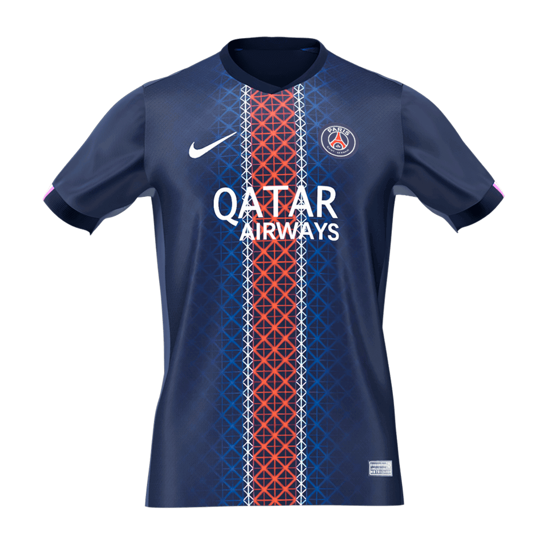 O.DEMBÉLÉ #10 PSG Soccer Jersey Home Shirt 2025/26 - Image 3