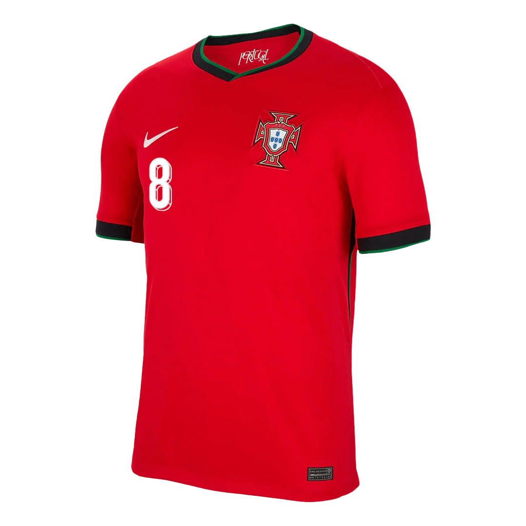 Portugal Jersey Custom B.FERNANDES #8 Soccer Jersey Home - Image 2