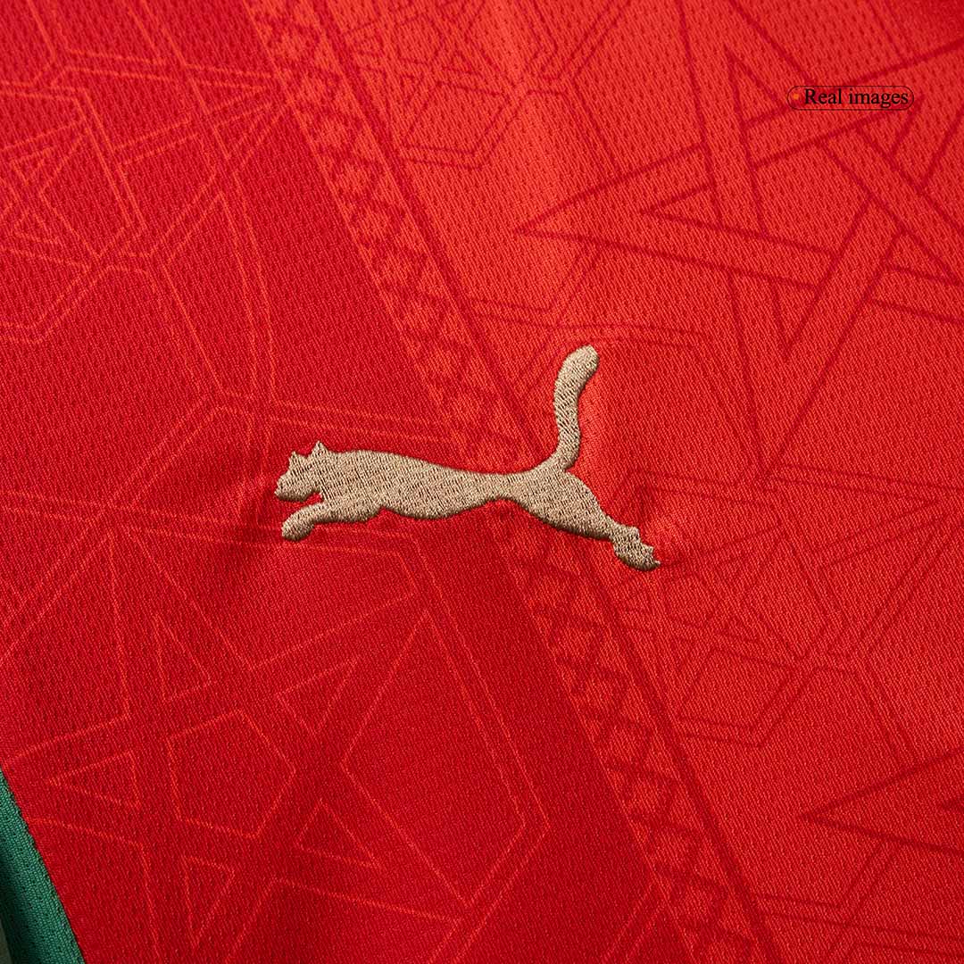 Morocco Soccer Jersey Home Shirt - Image 9