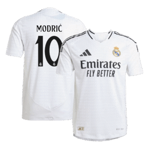 Real Madrid MODRIĆ #10 Home Custom Player Version Soccer Jersey
