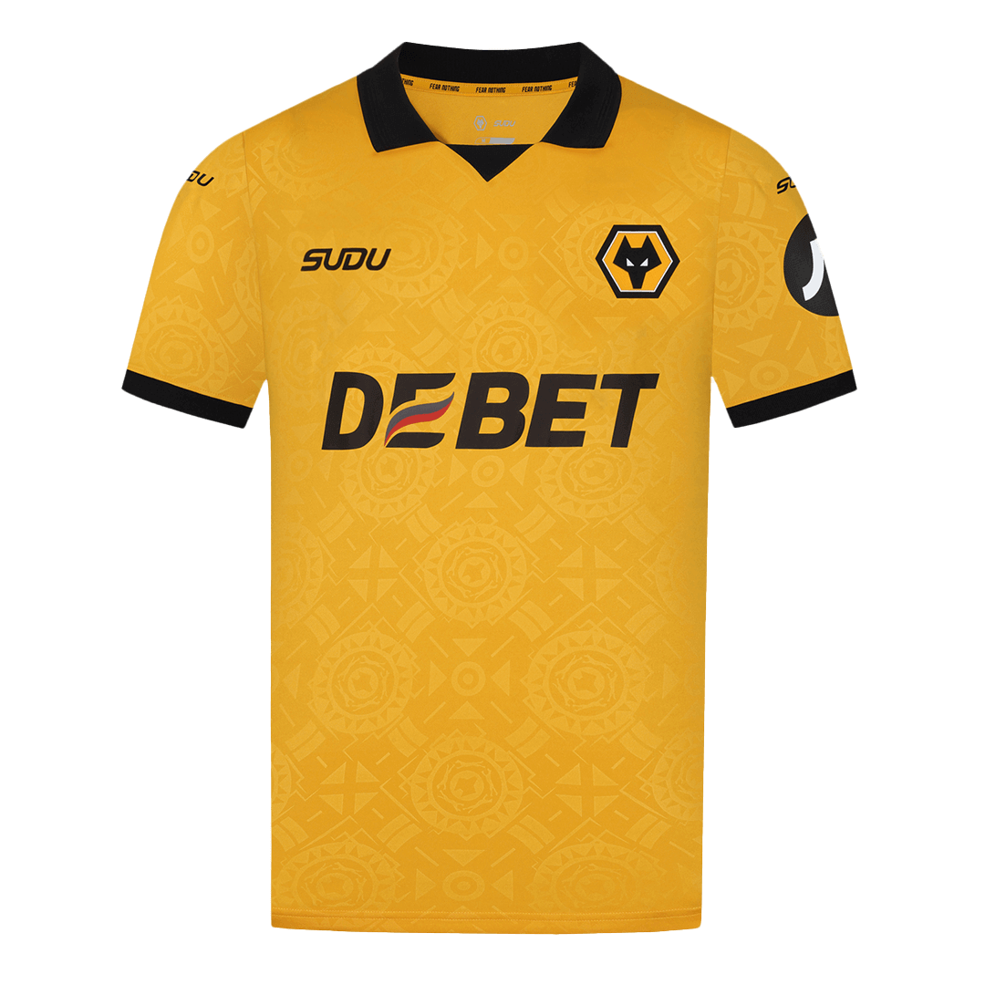 Wolverhampton Wanderers Soccer Jersey Home Custom Shirt 2025/26